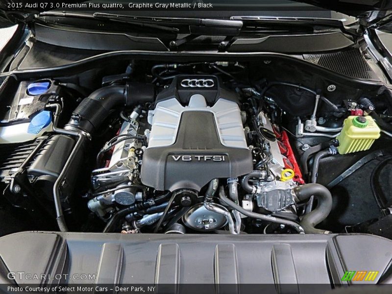 Graphite Gray Metallic / Black 2015 Audi Q7 3.0 Premium Plus quattro
