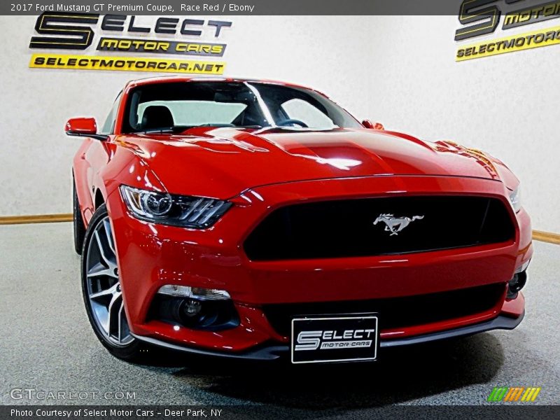 Race Red / Ebony 2017 Ford Mustang GT Premium Coupe