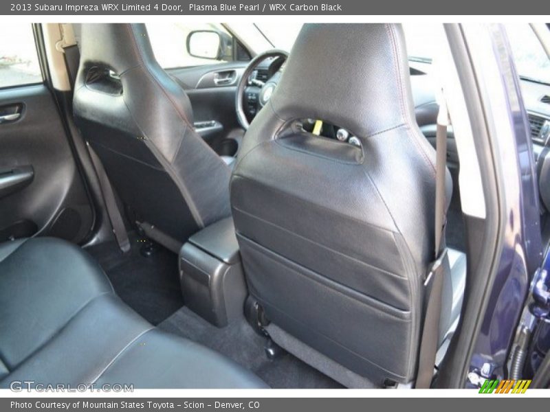 Plasma Blue Pearl / WRX Carbon Black 2013 Subaru Impreza WRX Limited 4 Door