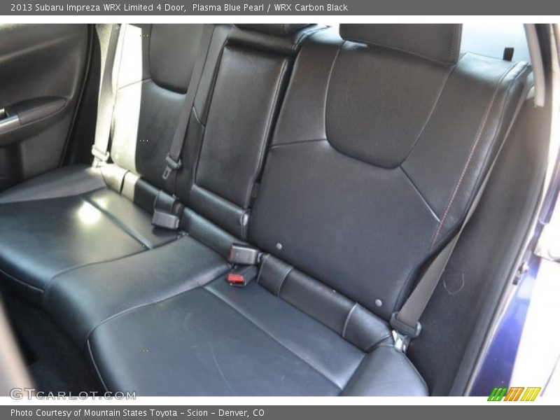 Plasma Blue Pearl / WRX Carbon Black 2013 Subaru Impreza WRX Limited 4 Door