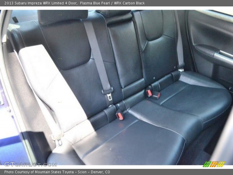 Plasma Blue Pearl / WRX Carbon Black 2013 Subaru Impreza WRX Limited 4 Door