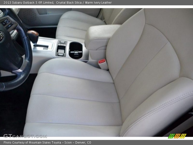Crystal Black Silica / Warm Ivory Leather 2013 Subaru Outback 3.6R Limited