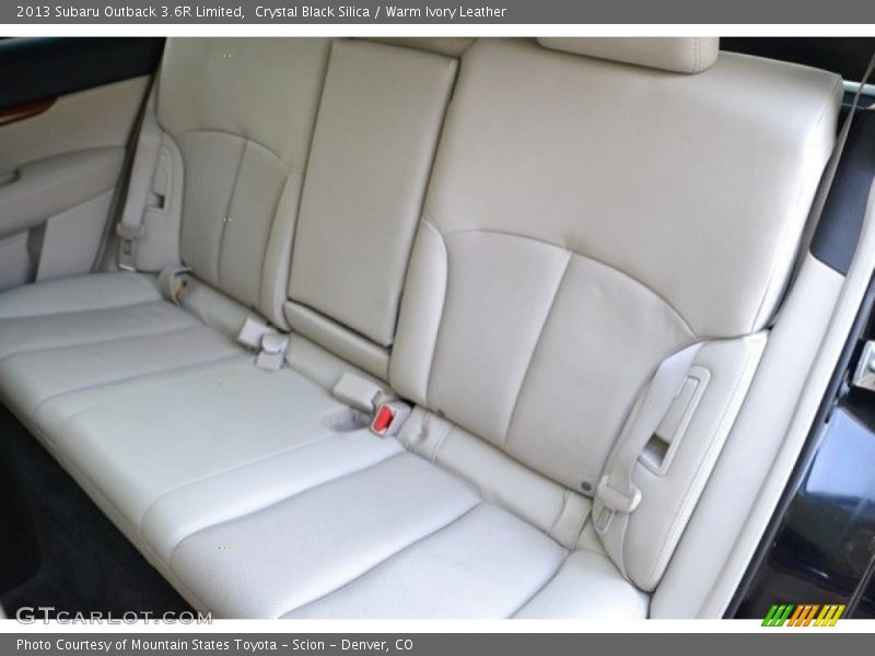 Crystal Black Silica / Warm Ivory Leather 2013 Subaru Outback 3.6R Limited