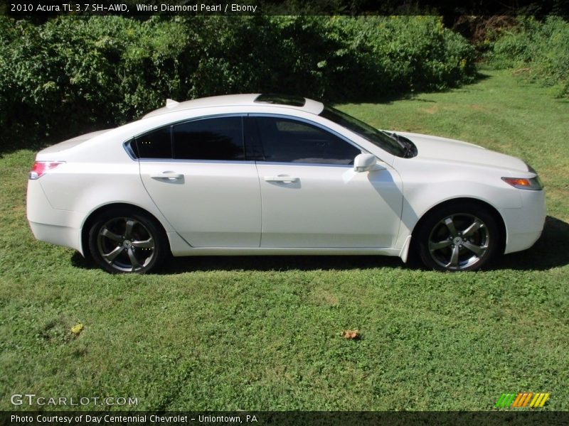 White Diamond Pearl / Ebony 2010 Acura TL 3.7 SH-AWD