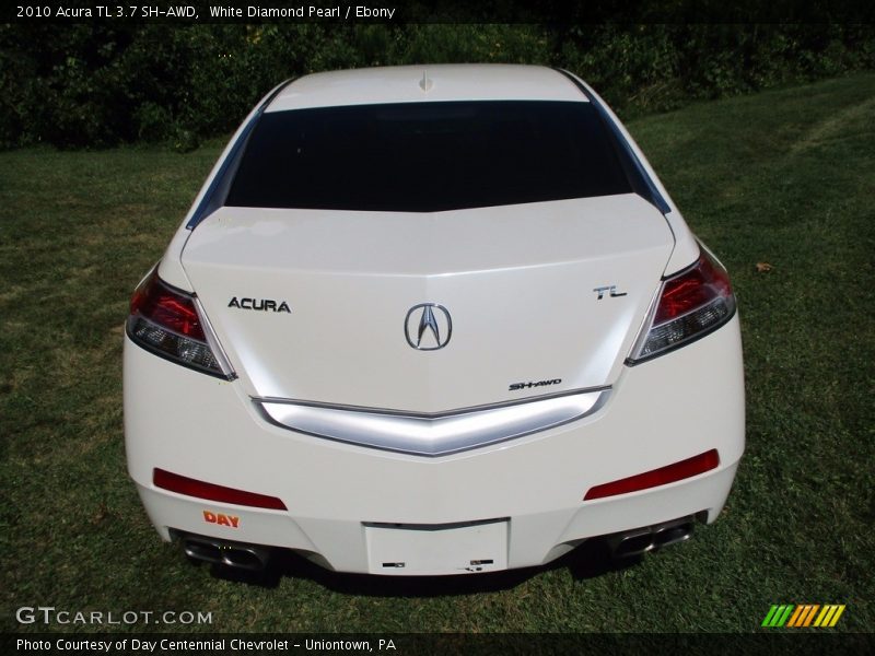 White Diamond Pearl / Ebony 2010 Acura TL 3.7 SH-AWD