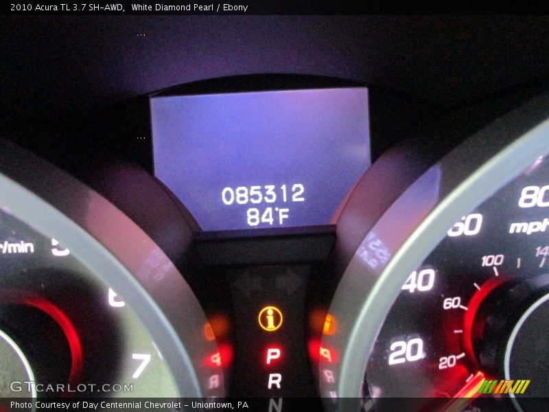 White Diamond Pearl / Ebony 2010 Acura TL 3.7 SH-AWD