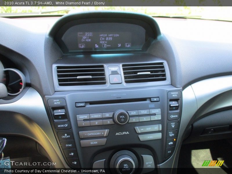 White Diamond Pearl / Ebony 2010 Acura TL 3.7 SH-AWD
