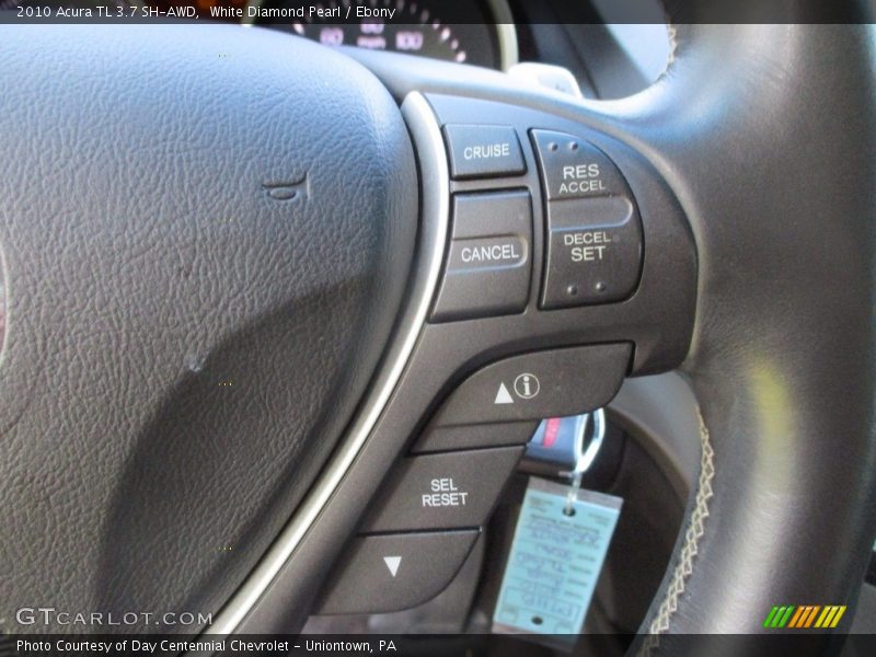 White Diamond Pearl / Ebony 2010 Acura TL 3.7 SH-AWD
