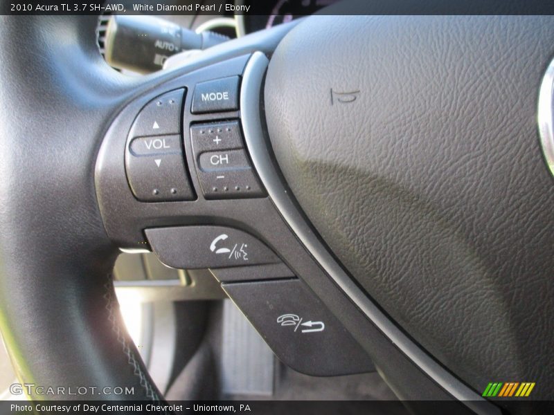 White Diamond Pearl / Ebony 2010 Acura TL 3.7 SH-AWD