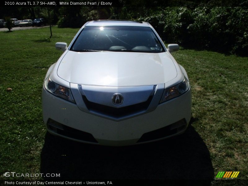 White Diamond Pearl / Ebony 2010 Acura TL 3.7 SH-AWD