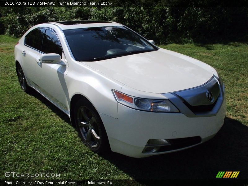White Diamond Pearl / Ebony 2010 Acura TL 3.7 SH-AWD