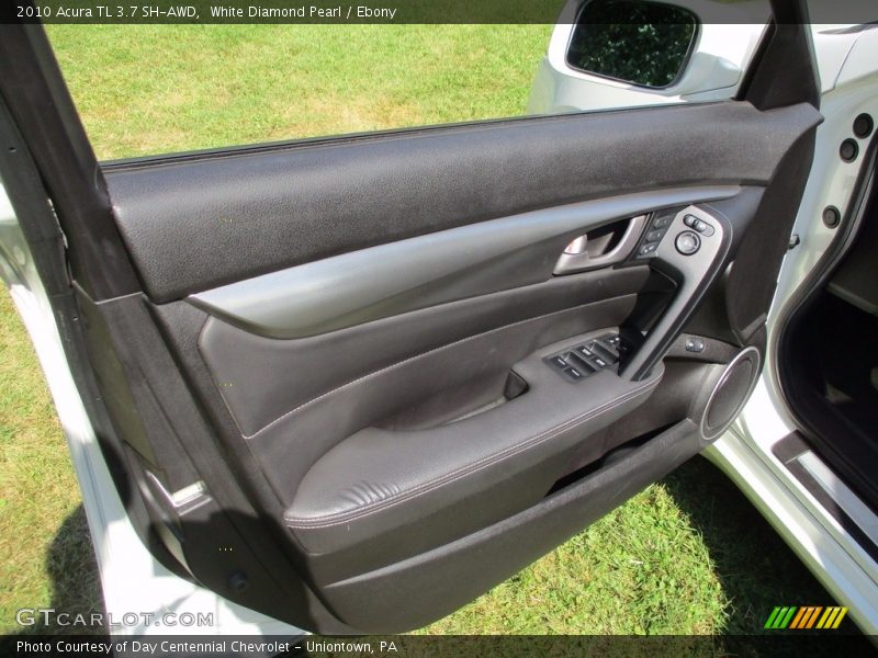 White Diamond Pearl / Ebony 2010 Acura TL 3.7 SH-AWD