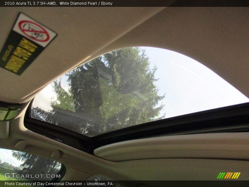 White Diamond Pearl / Ebony 2010 Acura TL 3.7 SH-AWD