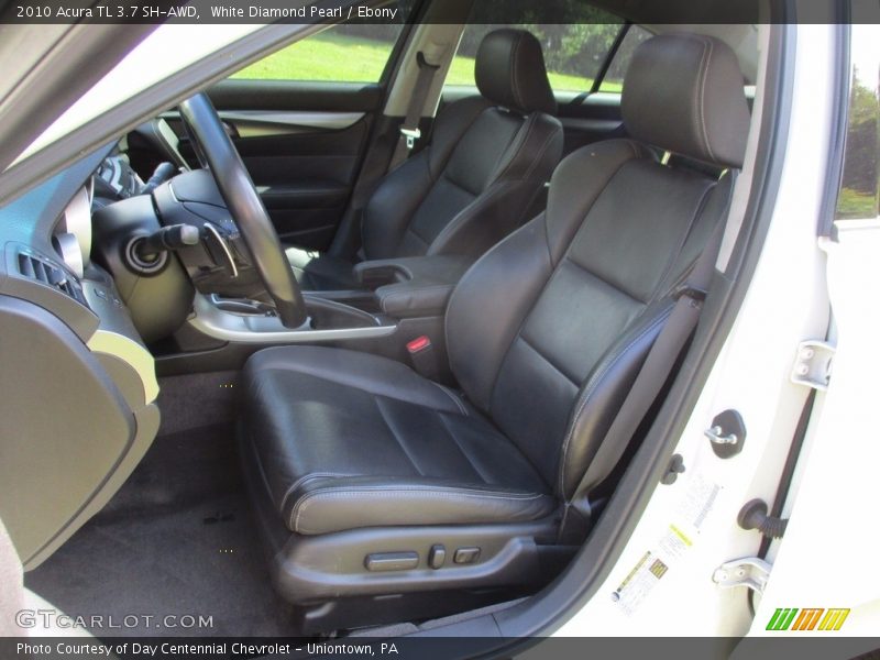 White Diamond Pearl / Ebony 2010 Acura TL 3.7 SH-AWD