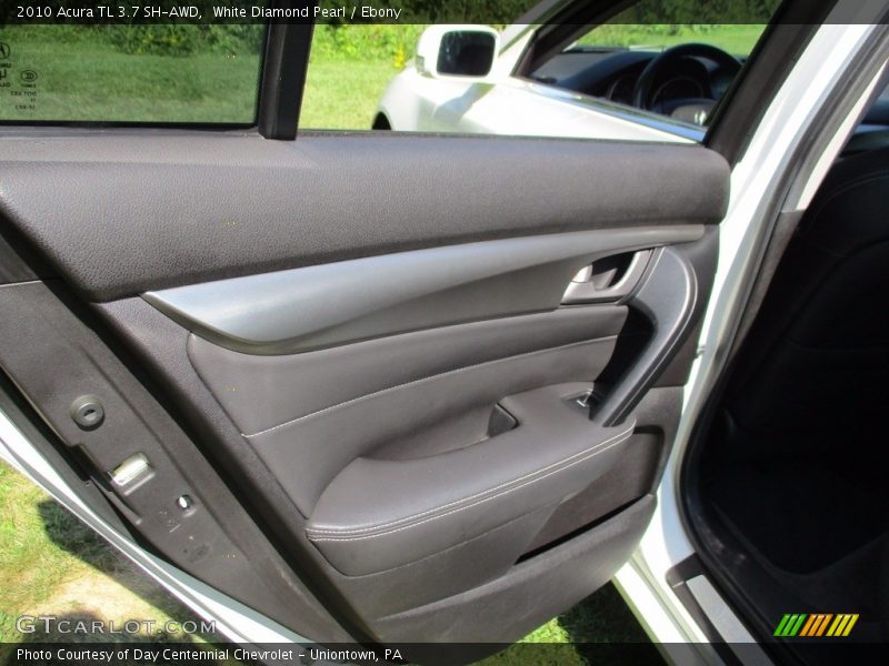 White Diamond Pearl / Ebony 2010 Acura TL 3.7 SH-AWD