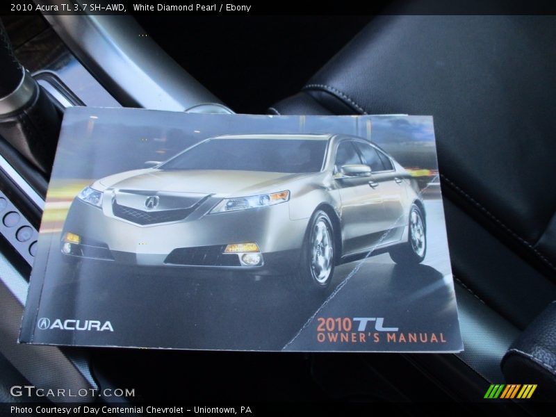 White Diamond Pearl / Ebony 2010 Acura TL 3.7 SH-AWD