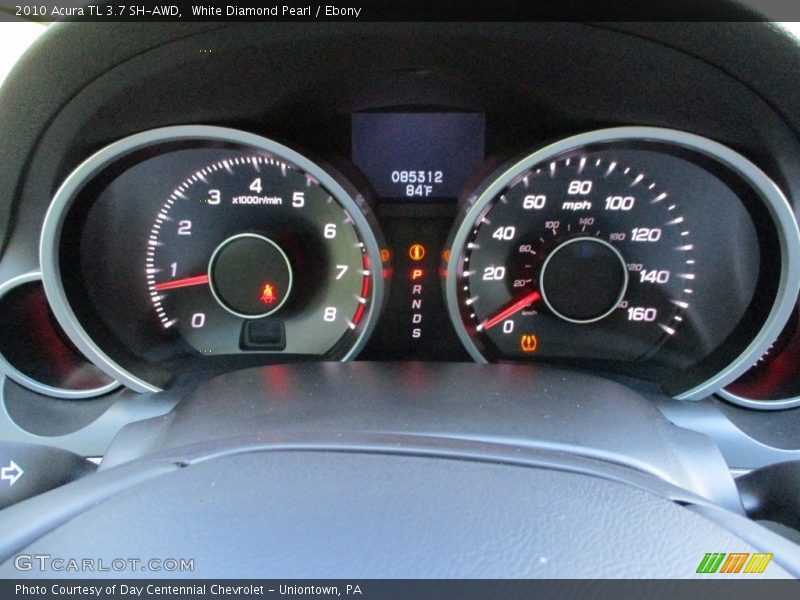 White Diamond Pearl / Ebony 2010 Acura TL 3.7 SH-AWD