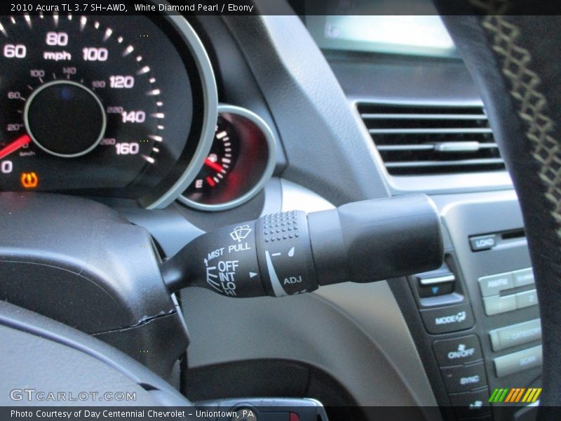 White Diamond Pearl / Ebony 2010 Acura TL 3.7 SH-AWD