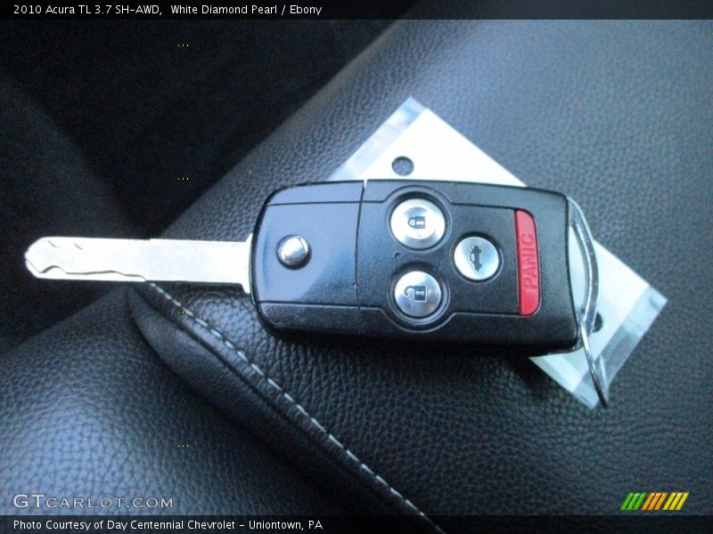 White Diamond Pearl / Ebony 2010 Acura TL 3.7 SH-AWD