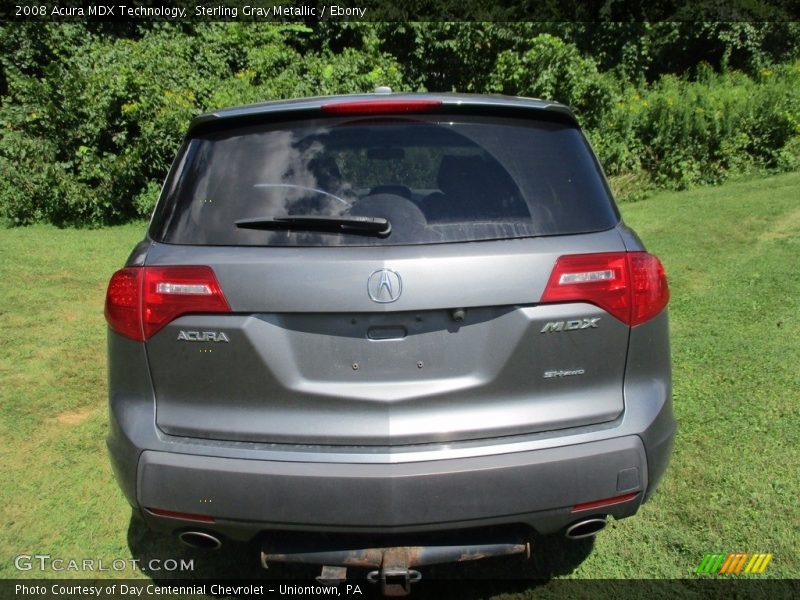 Sterling Gray Metallic / Ebony 2008 Acura MDX Technology