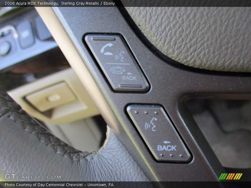 Sterling Gray Metallic / Ebony 2008 Acura MDX Technology