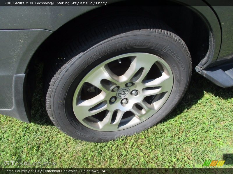 Sterling Gray Metallic / Ebony 2008 Acura MDX Technology