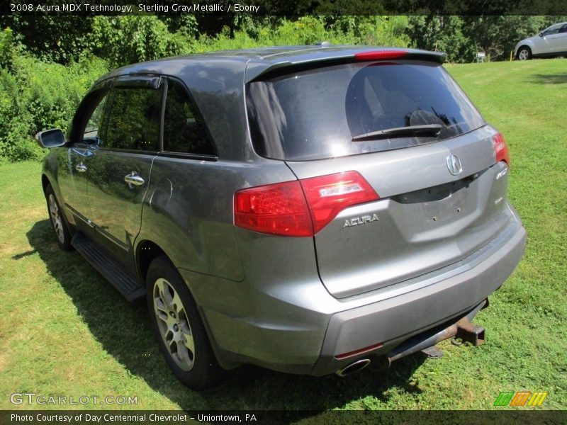 Sterling Gray Metallic / Ebony 2008 Acura MDX Technology