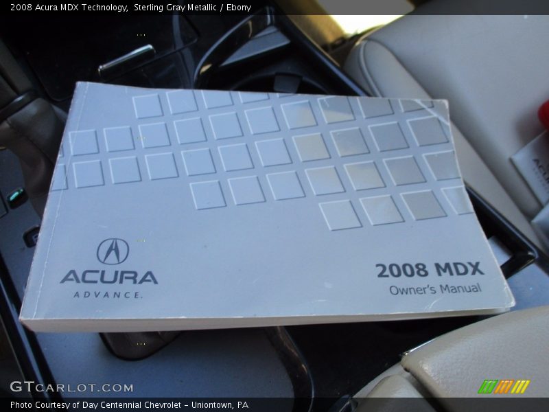 Sterling Gray Metallic / Ebony 2008 Acura MDX Technology