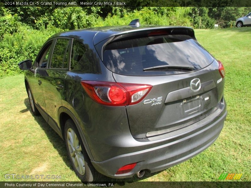 Meteor Gray Mica / Black 2014 Mazda CX-5 Grand Touring AWD