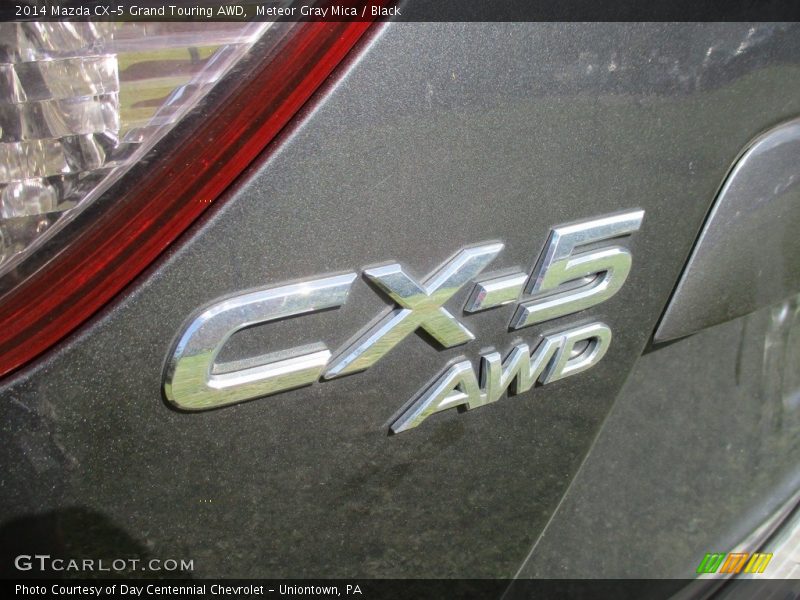 Meteor Gray Mica / Black 2014 Mazda CX-5 Grand Touring AWD