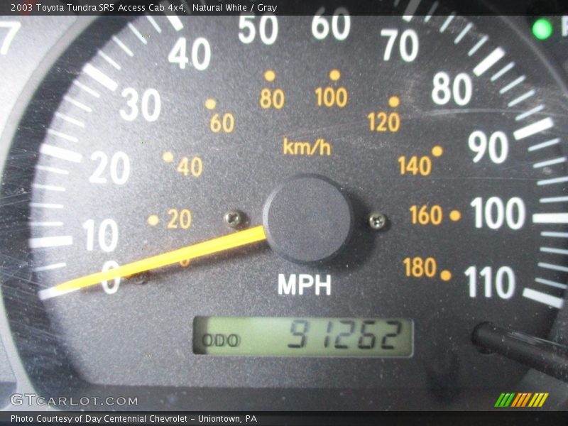 Natural White / Gray 2003 Toyota Tundra SR5 Access Cab 4x4