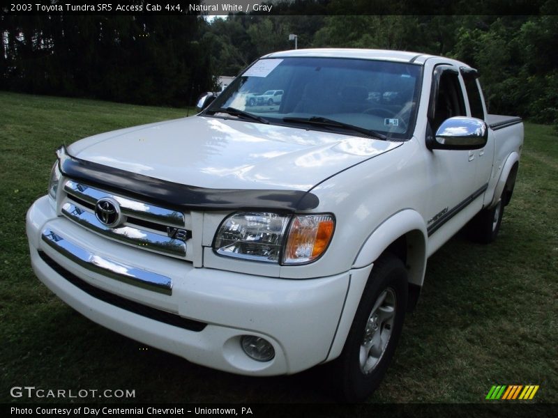 Natural White / Gray 2003 Toyota Tundra SR5 Access Cab 4x4