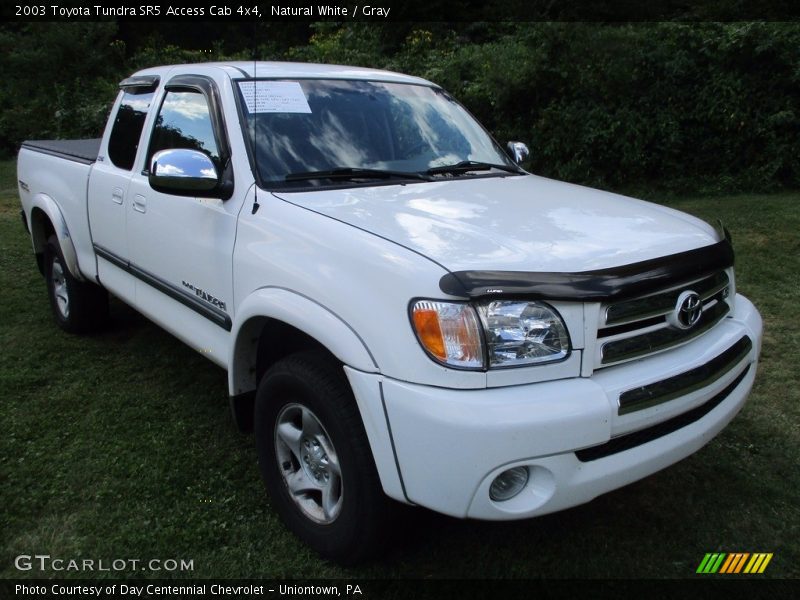 Natural White / Gray 2003 Toyota Tundra SR5 Access Cab 4x4