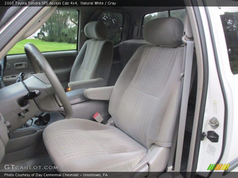 Natural White / Gray 2003 Toyota Tundra SR5 Access Cab 4x4