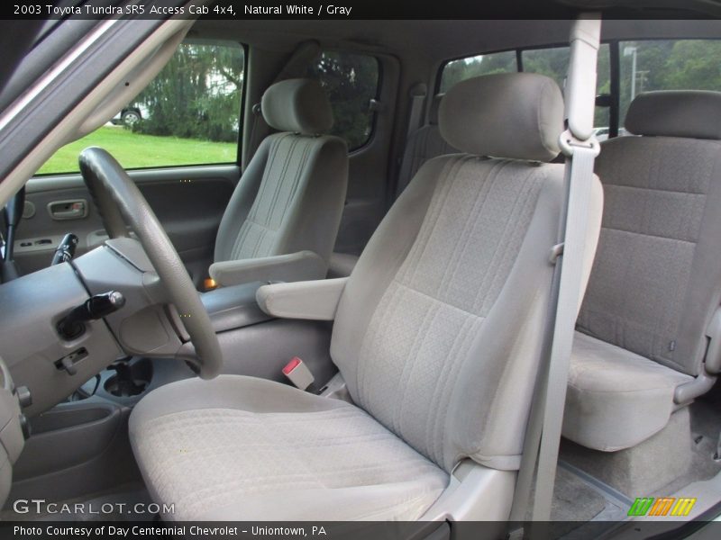 Natural White / Gray 2003 Toyota Tundra SR5 Access Cab 4x4