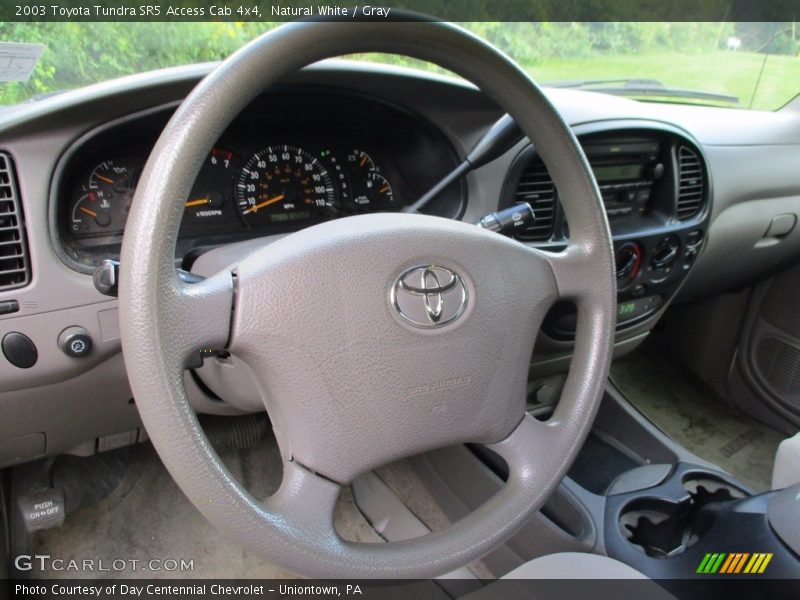 Natural White / Gray 2003 Toyota Tundra SR5 Access Cab 4x4
