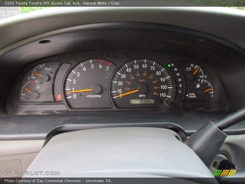 Natural White / Gray 2003 Toyota Tundra SR5 Access Cab 4x4