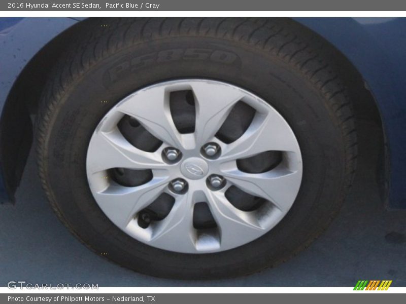 Pacific Blue / Gray 2016 Hyundai Accent SE Sedan