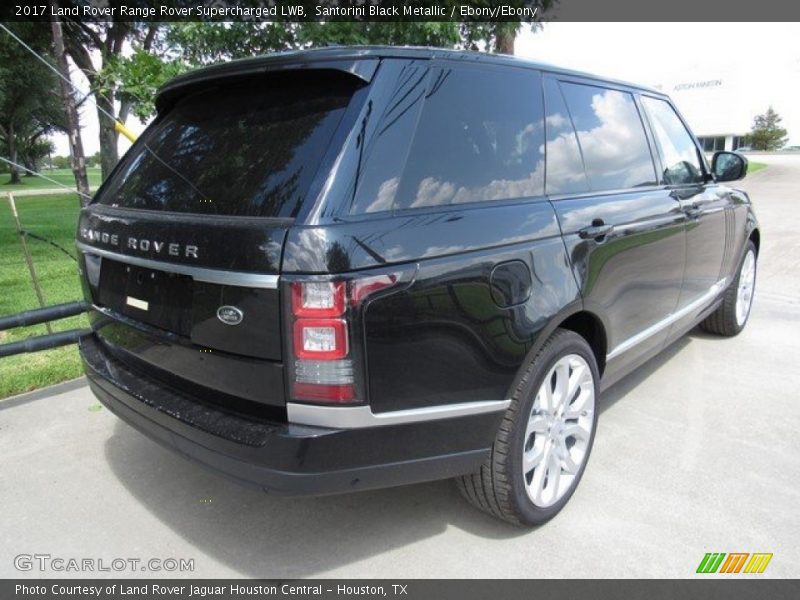 Santorini Black Metallic / Ebony/Ebony 2017 Land Rover Range Rover Supercharged LWB