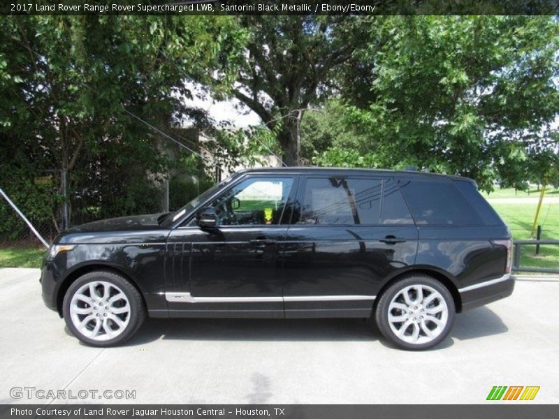 Santorini Black Metallic / Ebony/Ebony 2017 Land Rover Range Rover Supercharged LWB