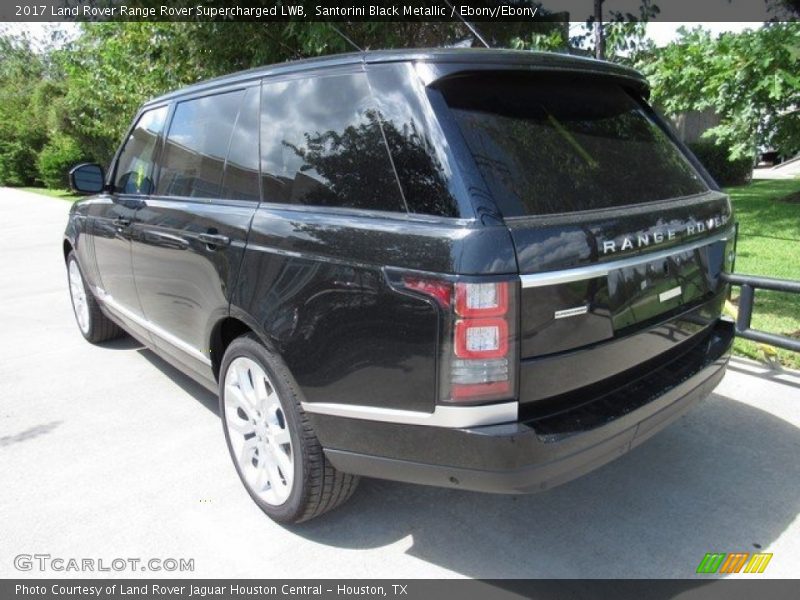 Santorini Black Metallic / Ebony/Ebony 2017 Land Rover Range Rover Supercharged LWB