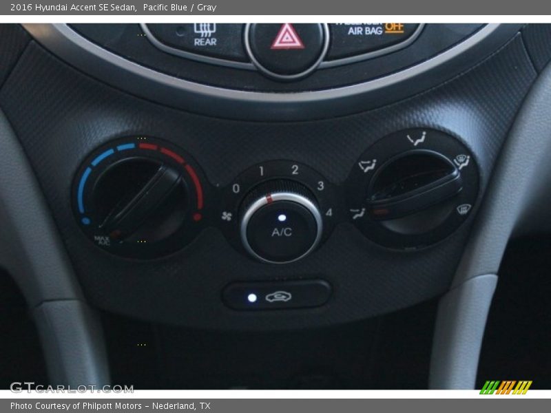 Pacific Blue / Gray 2016 Hyundai Accent SE Sedan