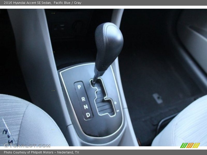 Pacific Blue / Gray 2016 Hyundai Accent SE Sedan