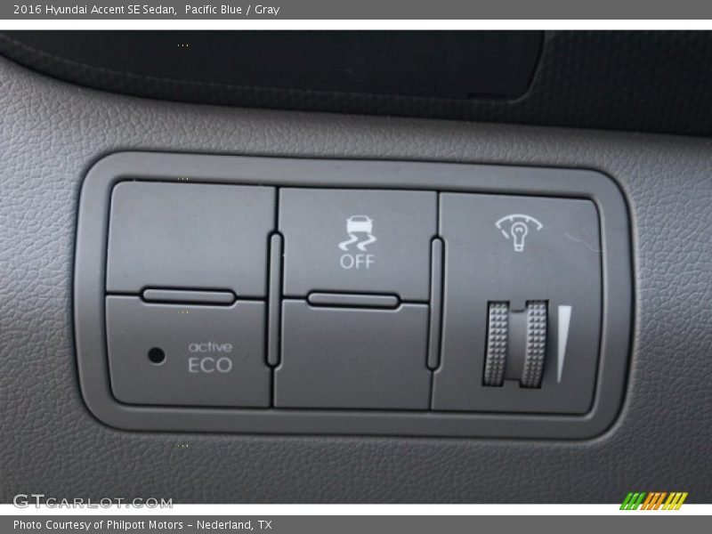 Pacific Blue / Gray 2016 Hyundai Accent SE Sedan