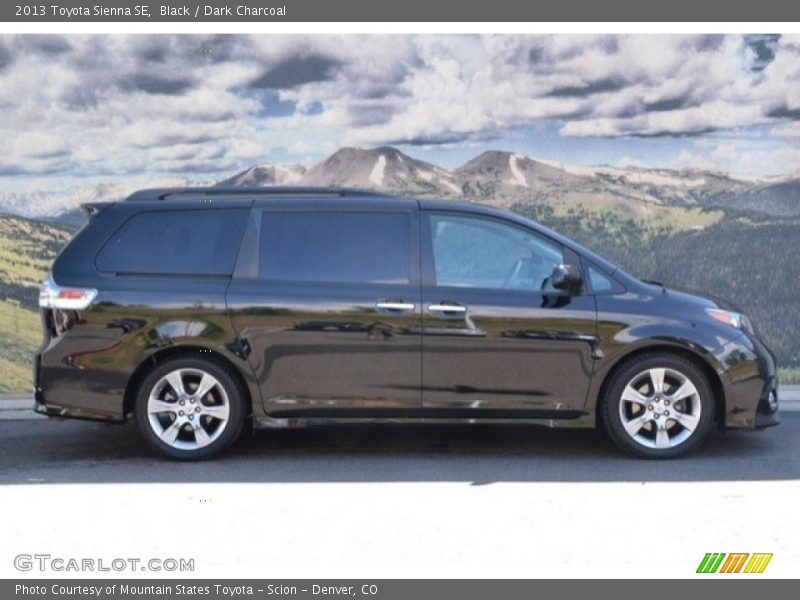 Black / Dark Charcoal 2013 Toyota Sienna SE