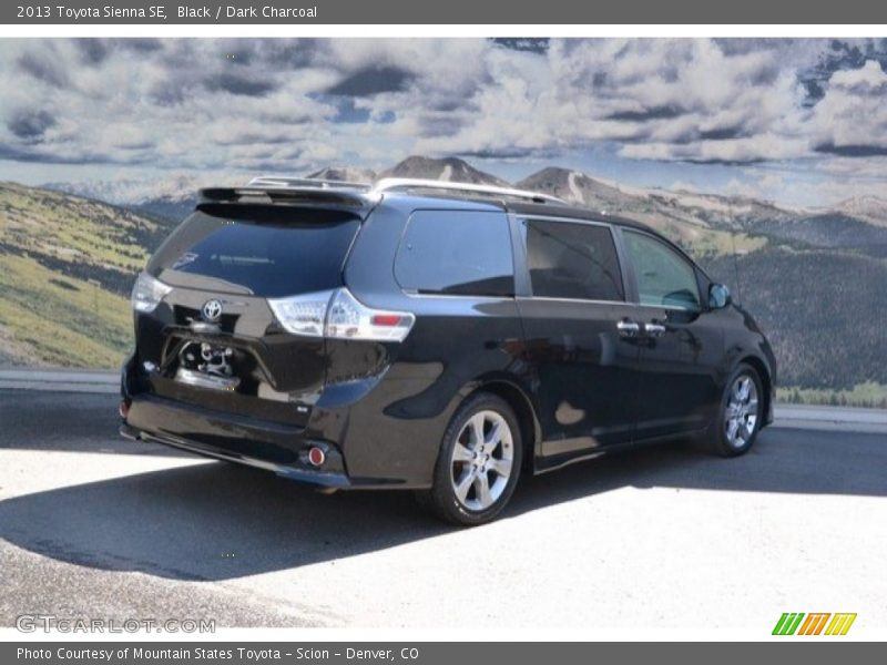 Black / Dark Charcoal 2013 Toyota Sienna SE