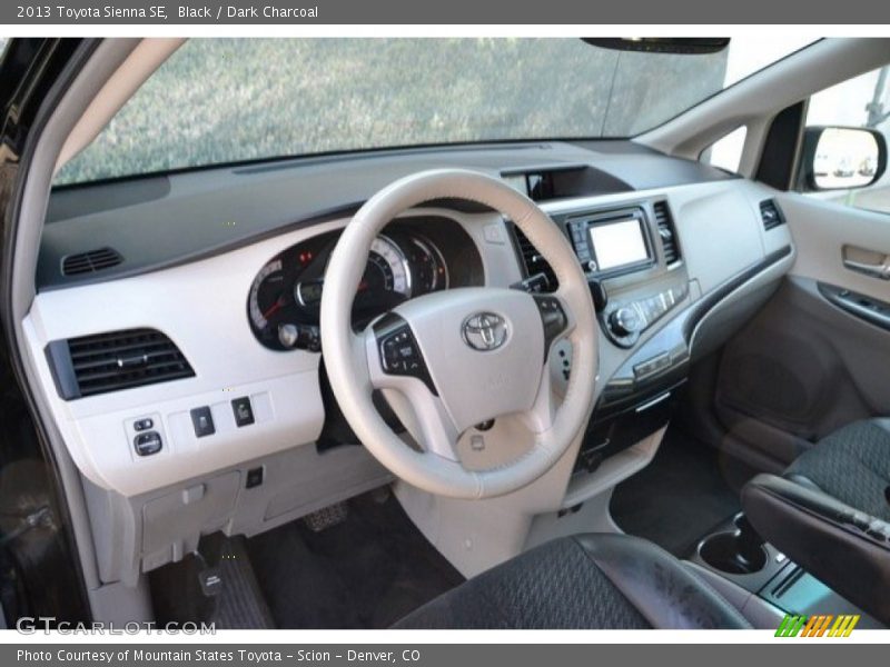 Black / Dark Charcoal 2013 Toyota Sienna SE