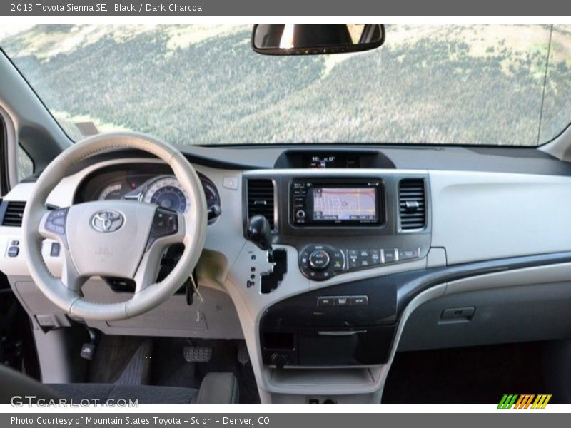 Black / Dark Charcoal 2013 Toyota Sienna SE