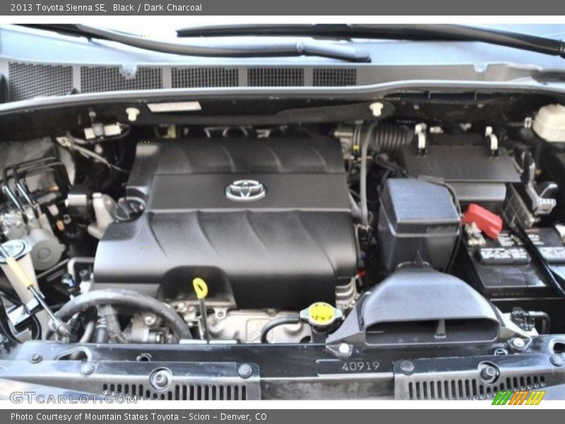 Black / Dark Charcoal 2013 Toyota Sienna SE