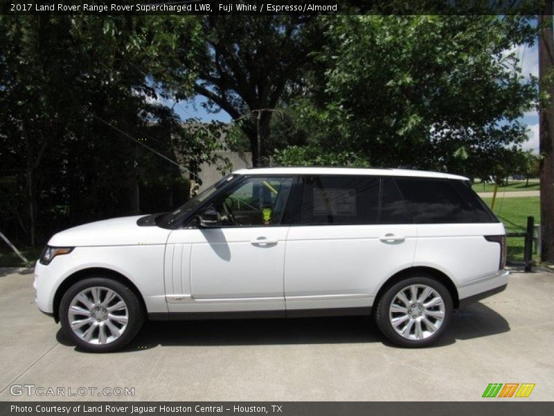 Fuji White / Espresso/Almond 2017 Land Rover Range Rover Supercharged LWB